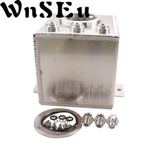 2L黑色AN6缓冲罐带3PC汽车改装 TK83BK钢坯铝燃料缓冲罐储存罐