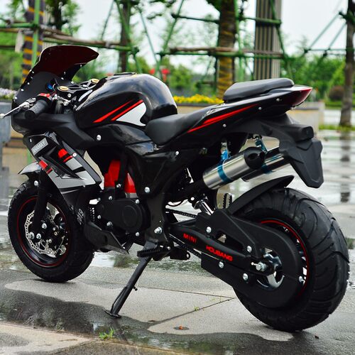 二四冲程中号儿童小型摩托车迷你小赛跑车小摩托机车49cc50燃汽油
