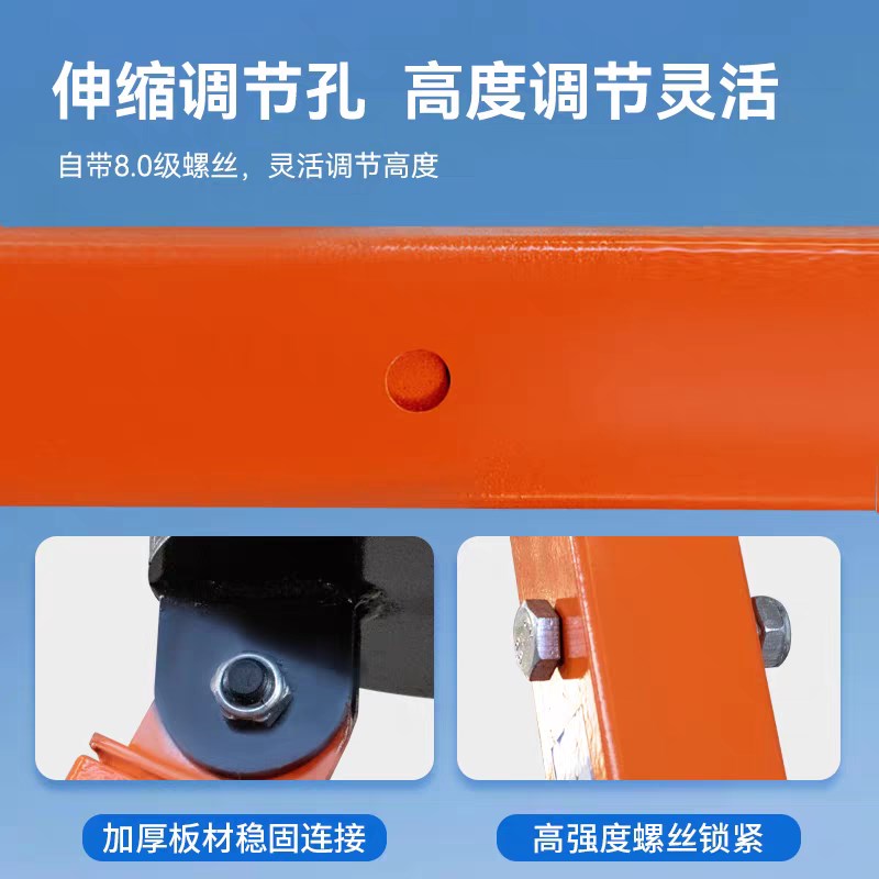 救援维修捞泵小型可伸缩起重三脚架三角支架3T5T可调整高度