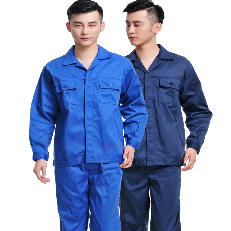 工作服工作服套装男工厂工服装修企业双汽修纽扣秋冬色车间劳保服