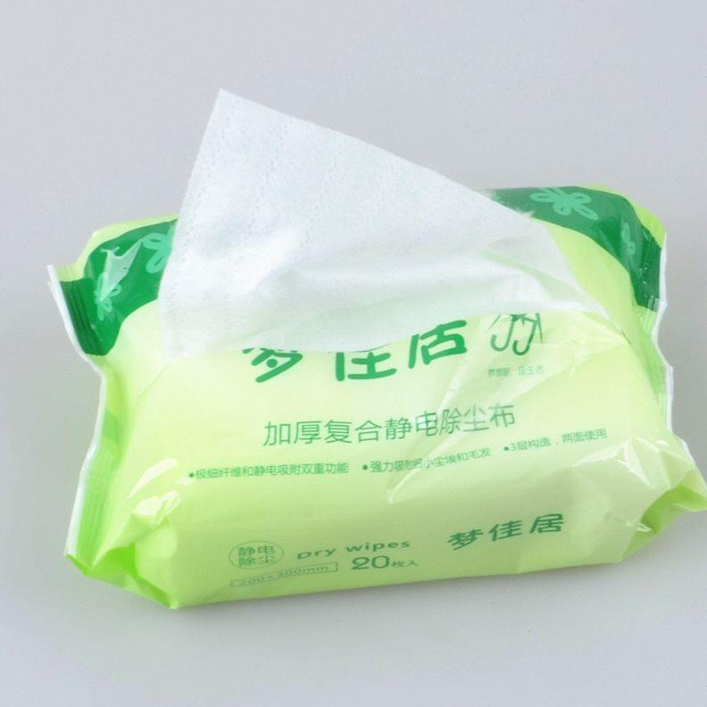 地板拖把布除除尘静电清洁吸尘款复合干毛加厚巾梦佳居发新款纸纸