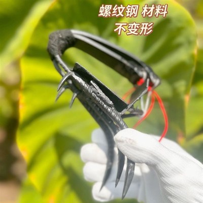 爬树神器爬树猫爪六爪纯手工高温淬火制作不变形好用牢固坚硬锋利