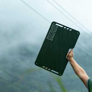 WELLHIKE户外SWS可升降战术桌 多功能便携带灯架露营野餐折叠桌子