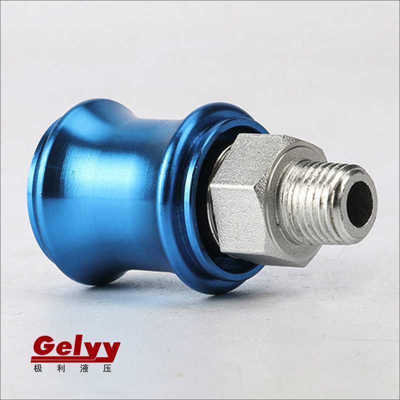 气动手滑阀HSV-06/08/10/15滑动开关排气阀手推阀手动阀 内外牙