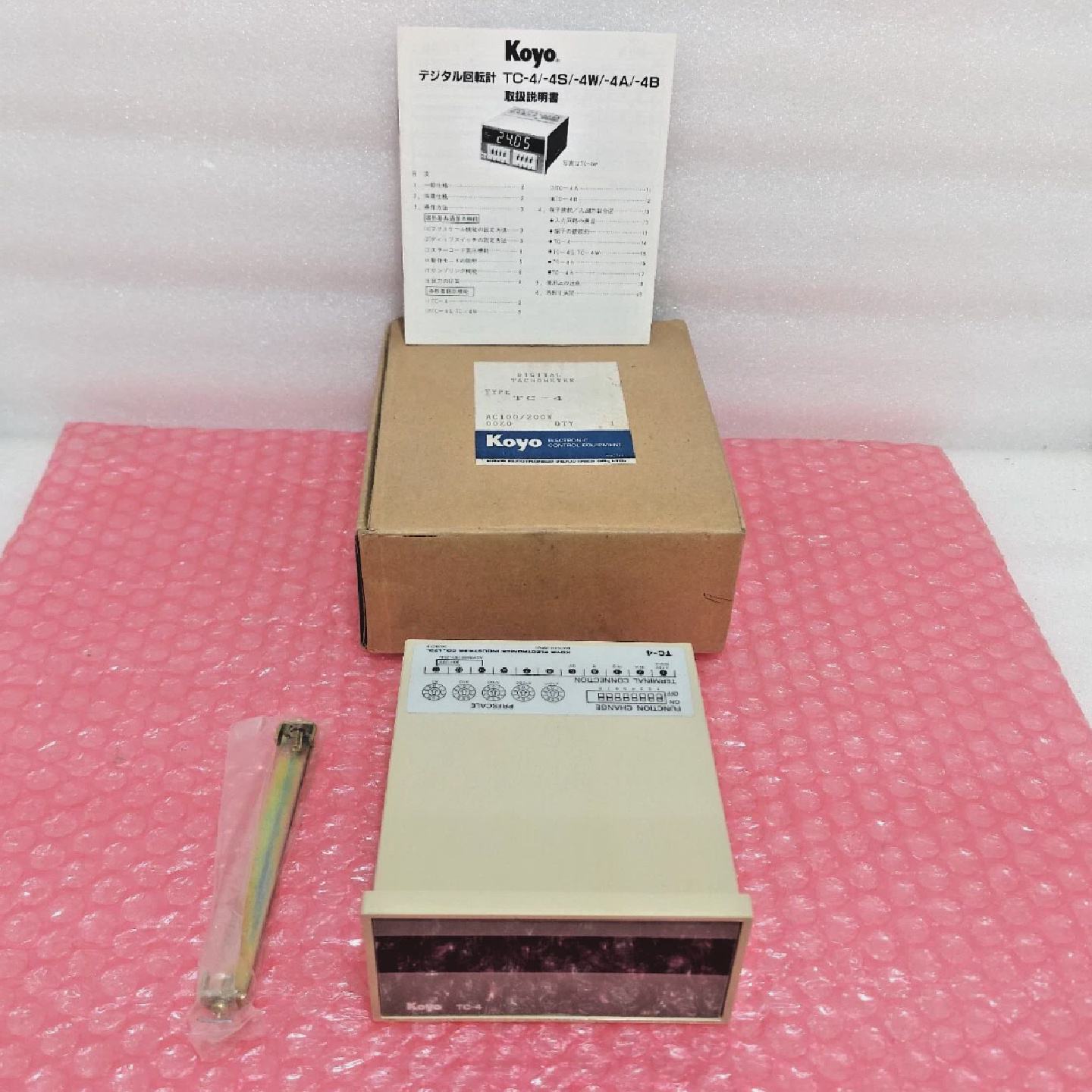 Koyo Electronics TC4 Digital Tachometer AC100220V TC4 - 实物图