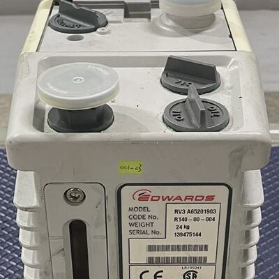 Edwards RV3 A65201903 Rotary Vane Vacuum Pump 115230V