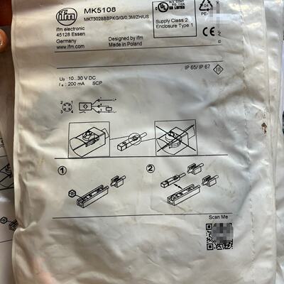 议价易福门MK5108传感器全新原装正品德国进口波兰制造可维修