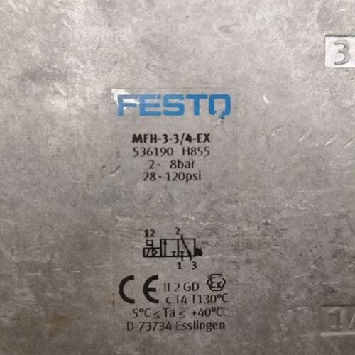 FESTO MFH-3-3/4-EX气动模块，型号53619—议价