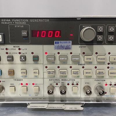 HewlettPackard HP 3314A Function Generator