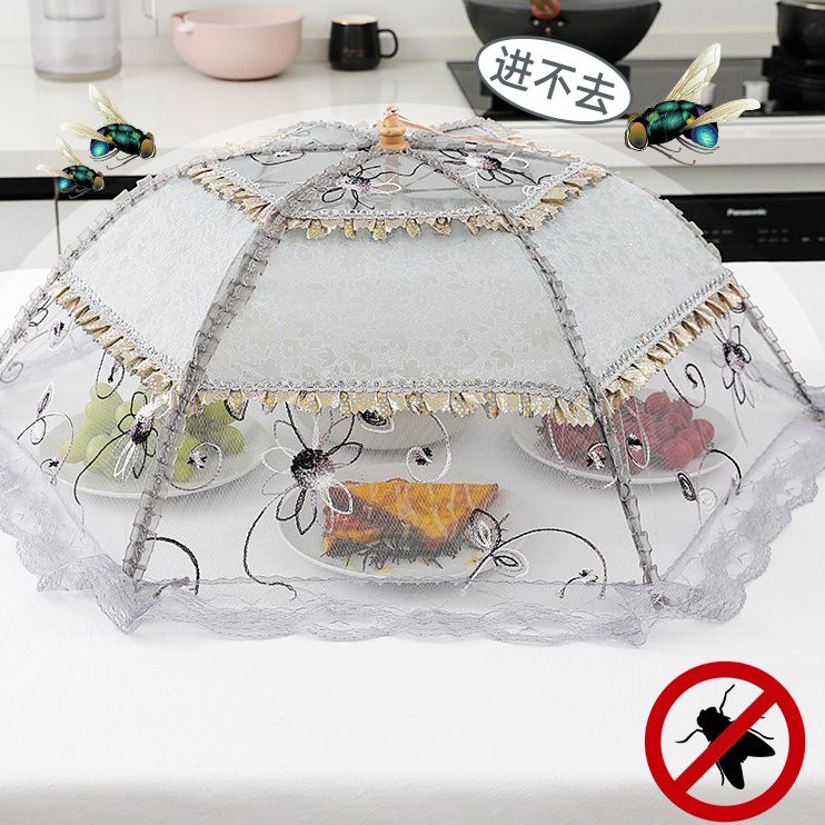 食神器新款可折叠餐桌苍蝇遮剩家用饭桌子菜防盖菜罩饭菜罩防尘物