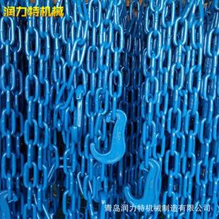 青岛供应集装 箱用锰钢材质13x80mm绑扎链条船用横担钩