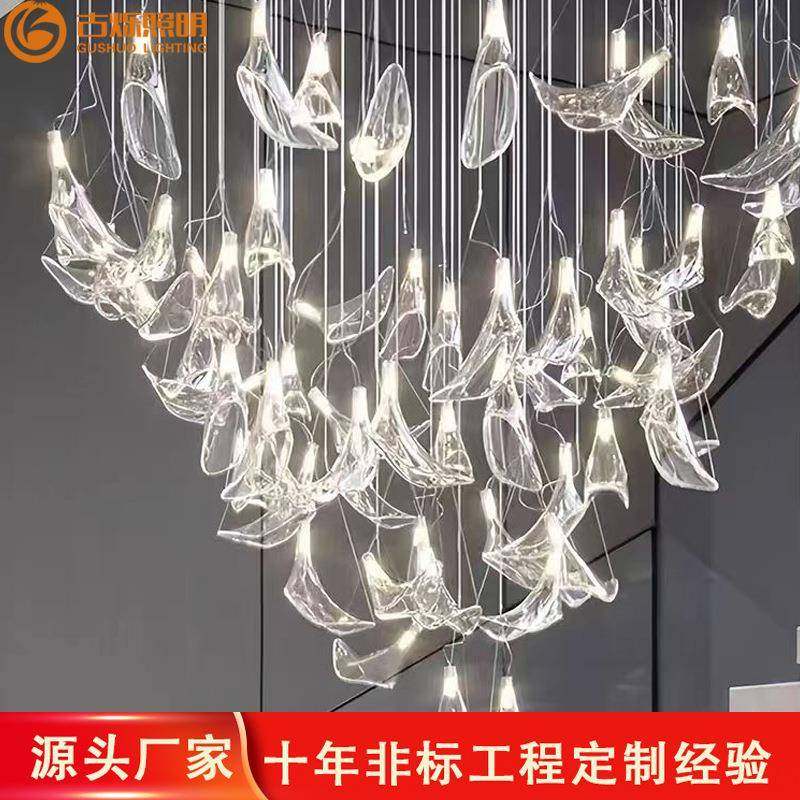 新中式餐饮大堂宴会厅酒店别墅客厅楼梯挑空装饰喇叭花琉璃吊灯,基础建材,脚轮/万向轮,淘宝优惠券,粉丝福利购,淘宝优惠卷