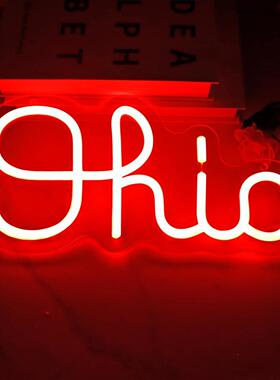 爆款LED霓虹灯房间酒吧装饰广告标识氛围灯5VUSB霓虹灯