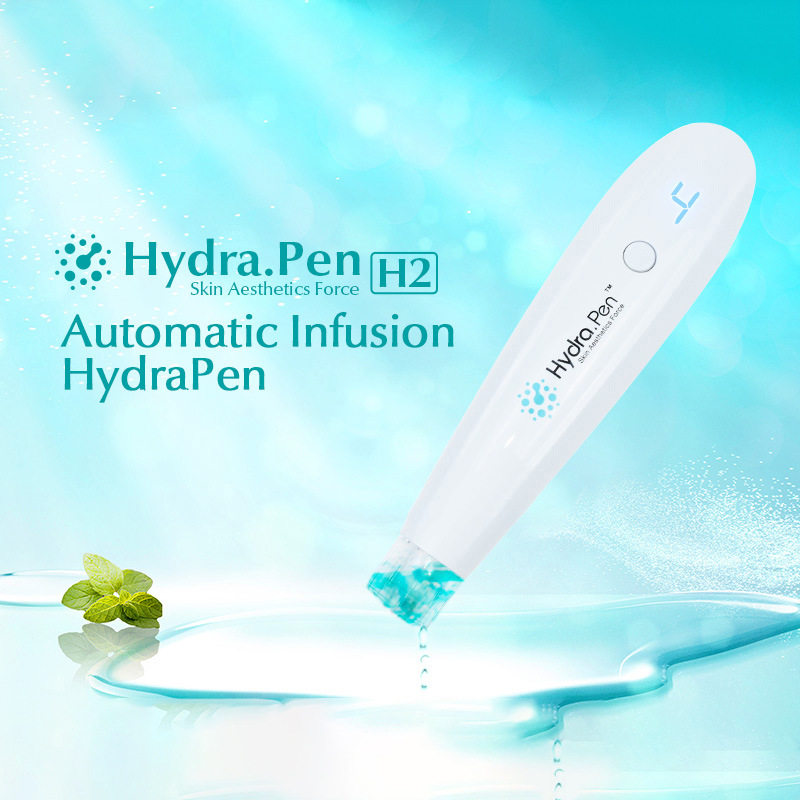 电动微针H2小白笔 水溶微针带内置微晶瓶无线Hydra Pen H2微针笔图片