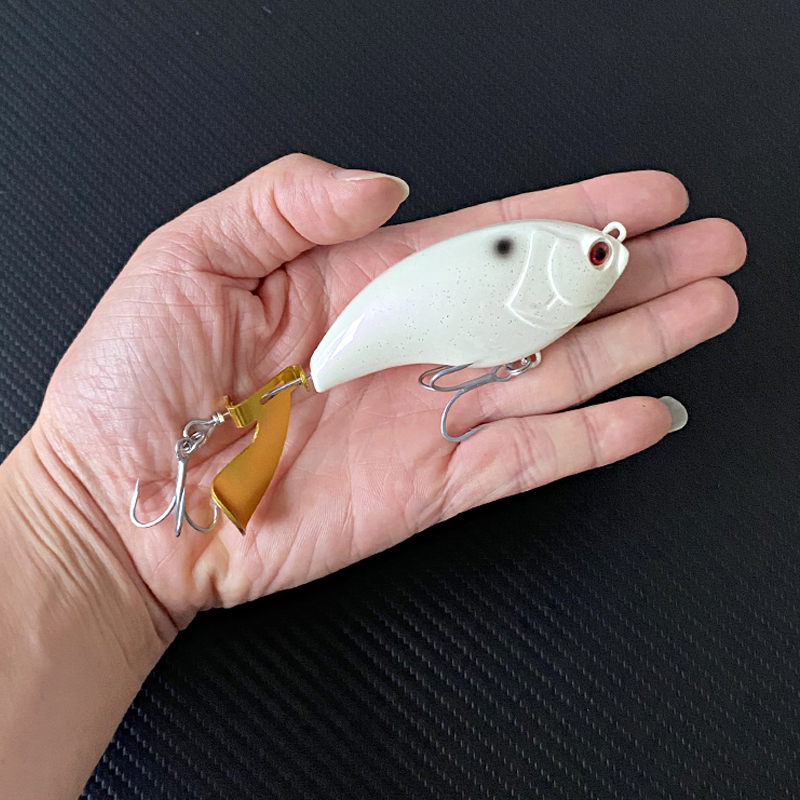 大尺寸水面拖拉机路亚假饵12厘米31克一体钢丝黑坑巨物黑鱼硬饵