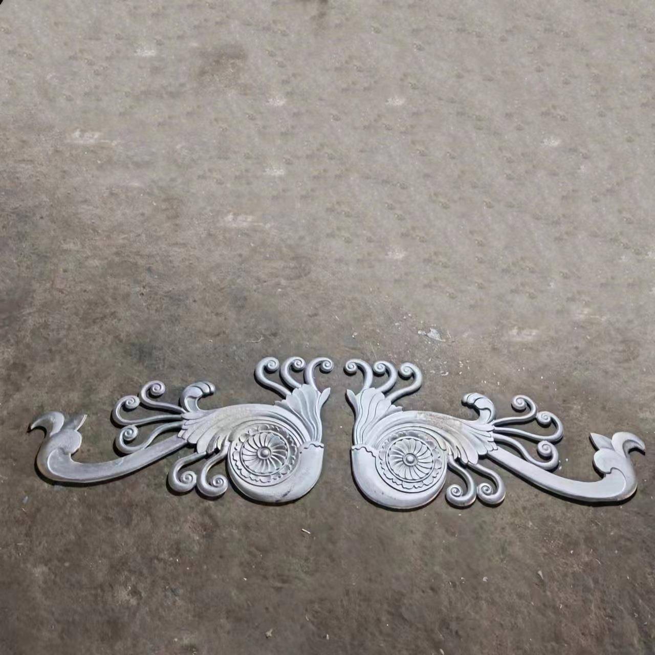 砂铸铝八爪门头花门头花大门焊接美观实用易安装简单