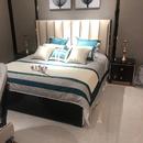 主卧小户型轻奢床现代简约双人床1.8m意式 储物床头柜实木单人床