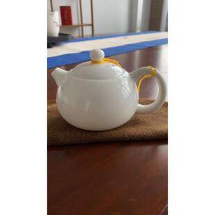 羊脂玉泡茶壶单壶陶瓷家用煮茶器冲茶水壶沏茶具德化白瓷瓷器专用