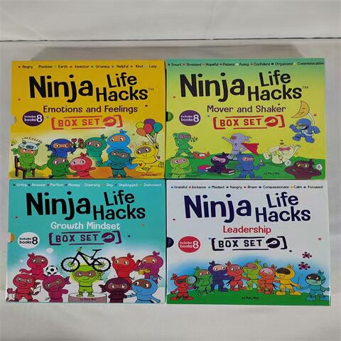 忍者生活英文版1-4季全套32册