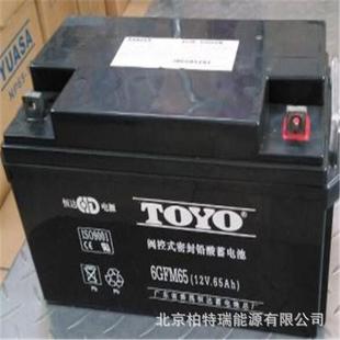 东洋蓄电池12V6H广州东洋蓄电池6GFM65铅酸免维护蓄电池长寿命
