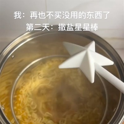星星撒盐神器撒盐棒调料瓶厨房用品收纳盒轻奢高颜值调味罐收纳盒