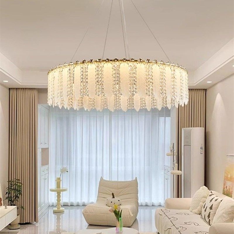 法式轻奢客厅吊灯高端大气客厅主灯餐厅吊灯主卧室灯具,家装灯饰光源,客厅吊灯,淘宝优惠券,粉丝福利购,淘宝优惠卷