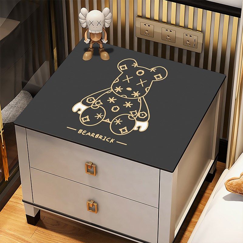 潮牌柜子垫盖布床头柜桌布防水防油耐脏床头桌垫桌面台布保护垫,居家布艺,万能盖巾,淘宝优惠券,粉丝福利购,淘宝优惠卷