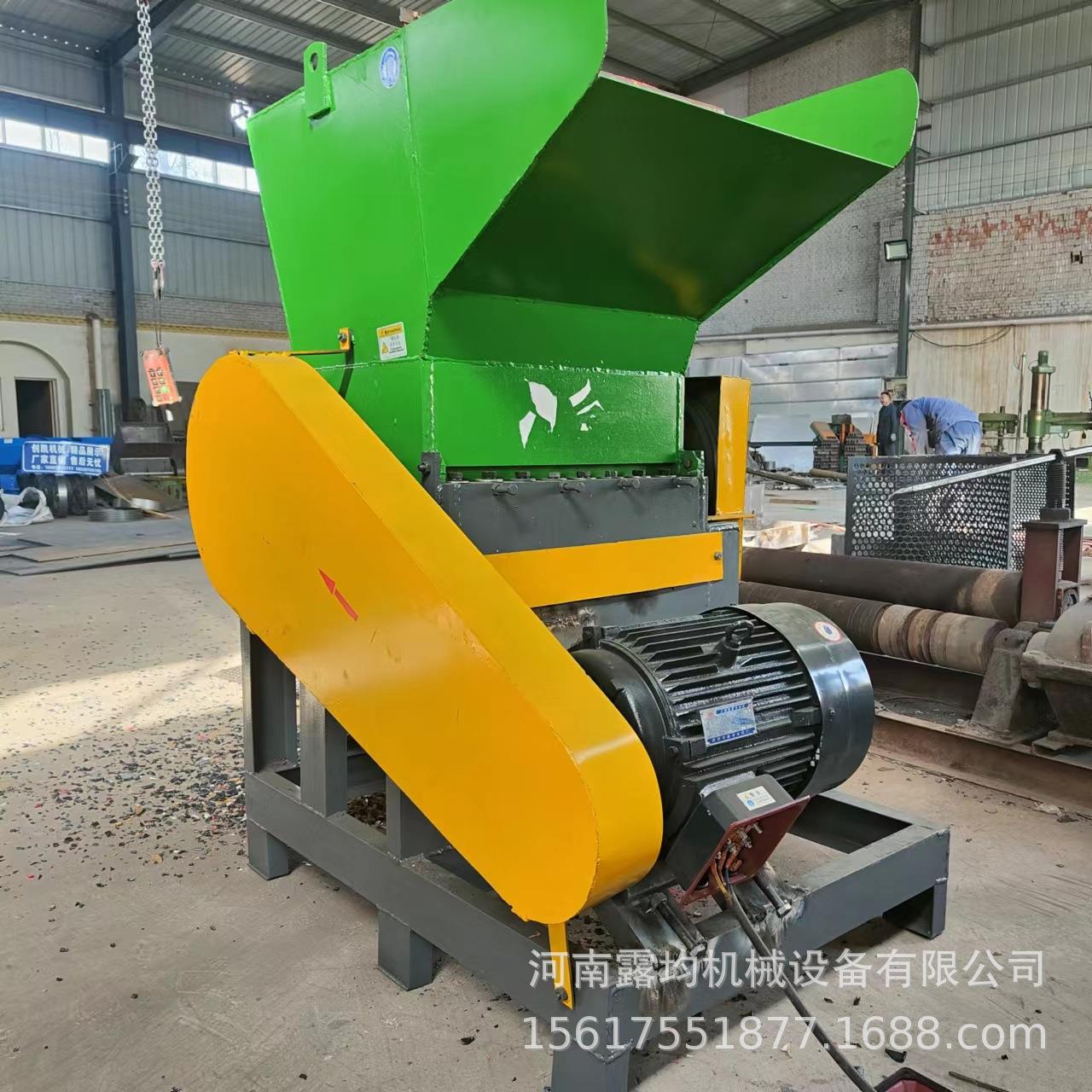 600型pet塑料粉碎机工业用 pvc塑料颗粒机矿泉水瓶脱标粉碎生产线