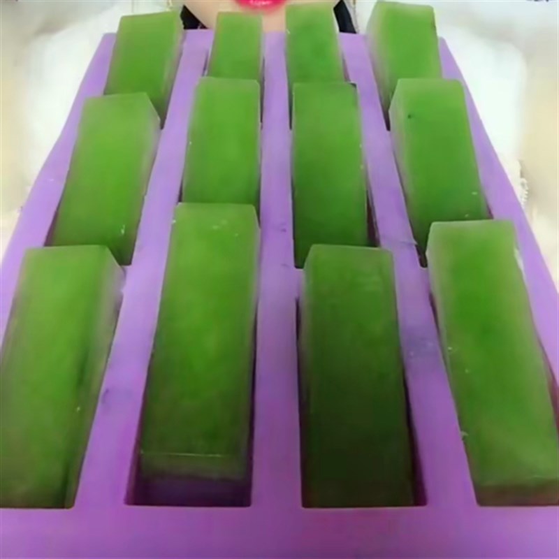 网红吃冰块可爱长条长方形方块食品级硅胶模具