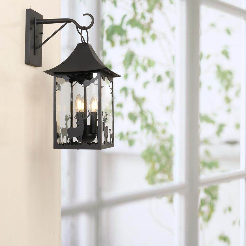 中山北欧铁艺个性壁灯过道户外装饰照明灯具厂家餐厅创意吊灯