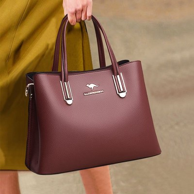 妈妈款包包结婚包大气高级感婚包中年女士婆婆斜挎包红色手提女包