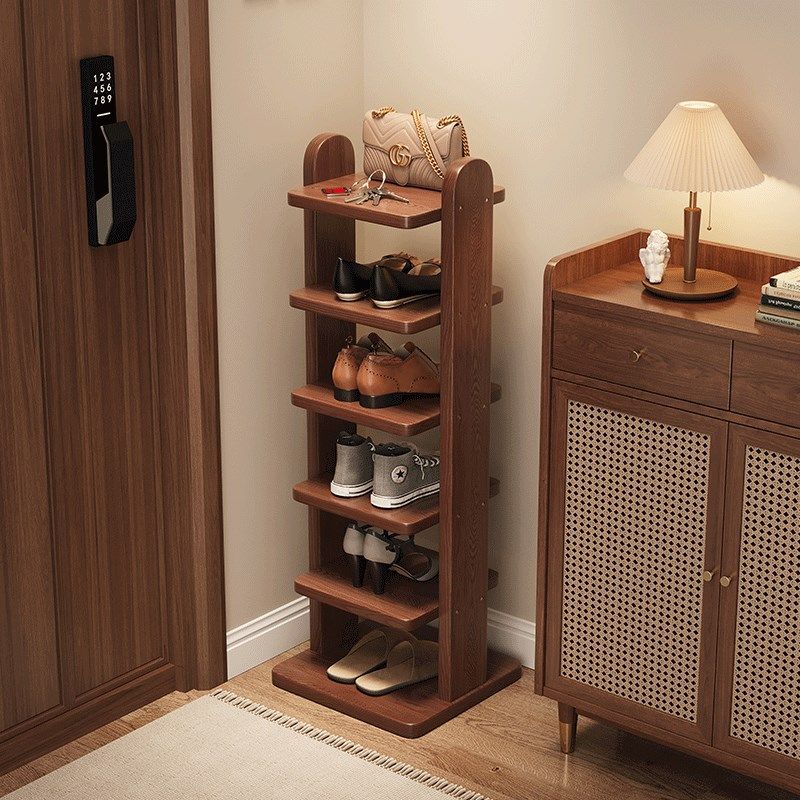 全实木多层鞋架家用门口入户室内简易窄鞋柜小型收纳神器置物架子,住宅家具,鞋架,淘宝优惠券,粉丝福利购,淘宝优惠卷