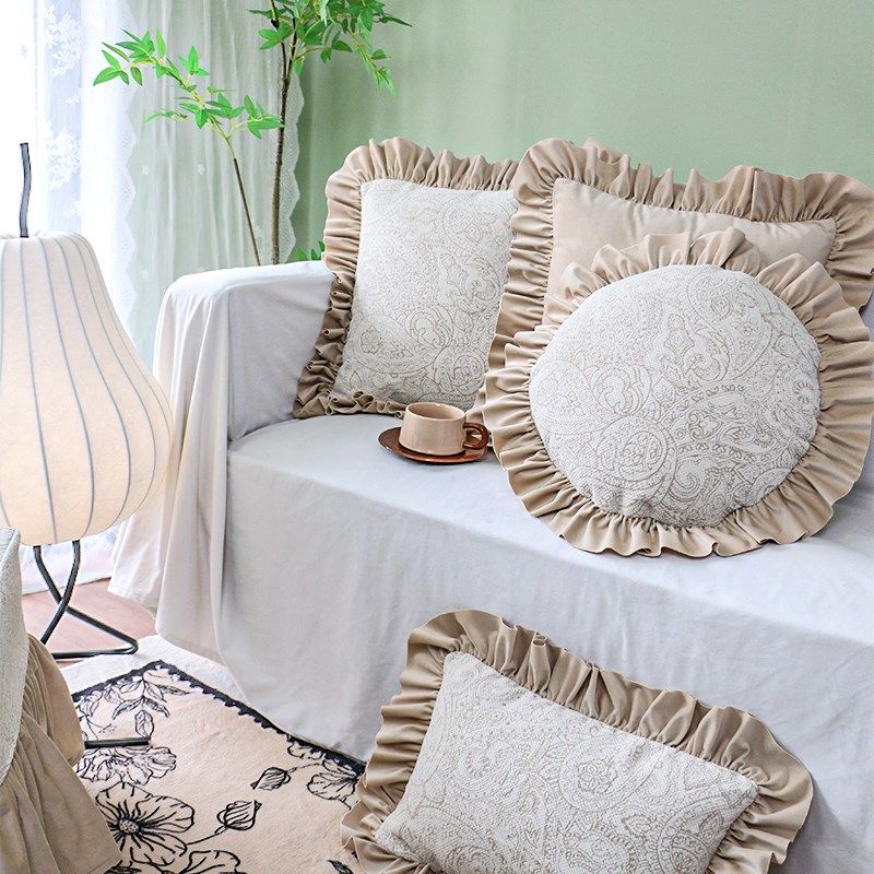 法式奶油风抱枕沙发客厅轻奢靠垫飘窗靠背腰枕车枕午休枕头,居家布艺,靠垫/抱枕,淘宝优惠券,粉丝福利购,淘宝优惠卷