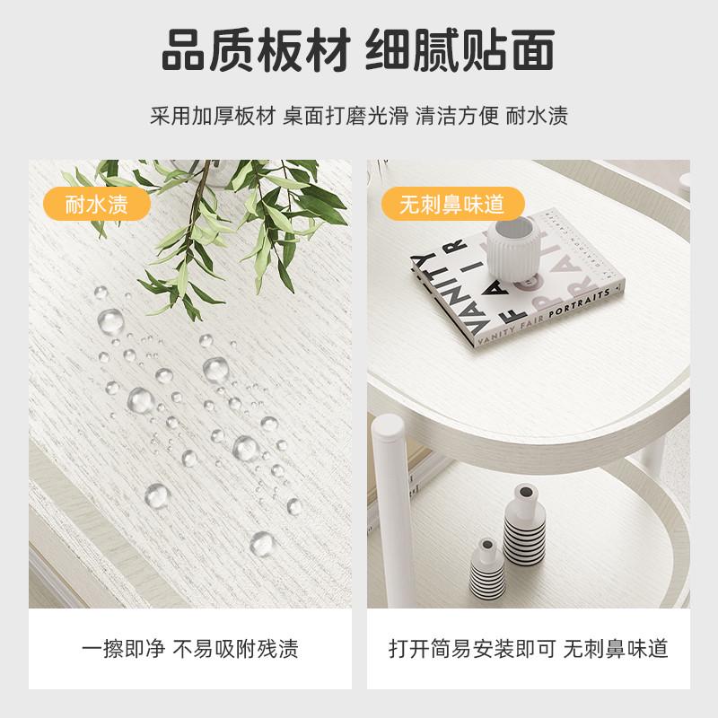 奶油风可移动沙发边几小推车简A易茶几客厅家用方几置物架小桌子