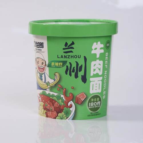 尕兰郎兰州牛肉面180g桶