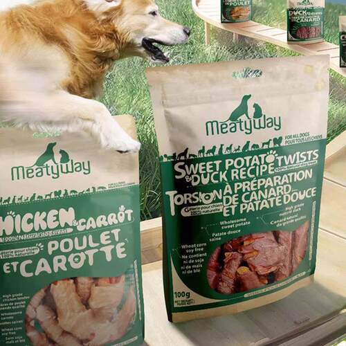 Meatyw爵宴鸭肉干狗狗磨