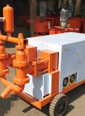 TYSJ200液压砂浆泵施工视频及产品介绍 注浆工程用砂浆泵
