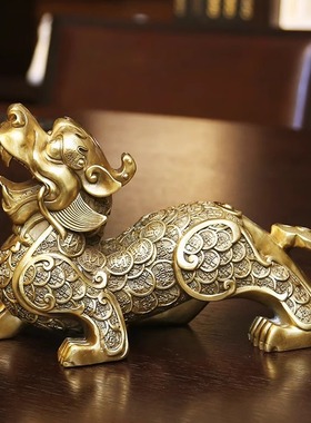 铜貔貅摆件工艺品商务装饰