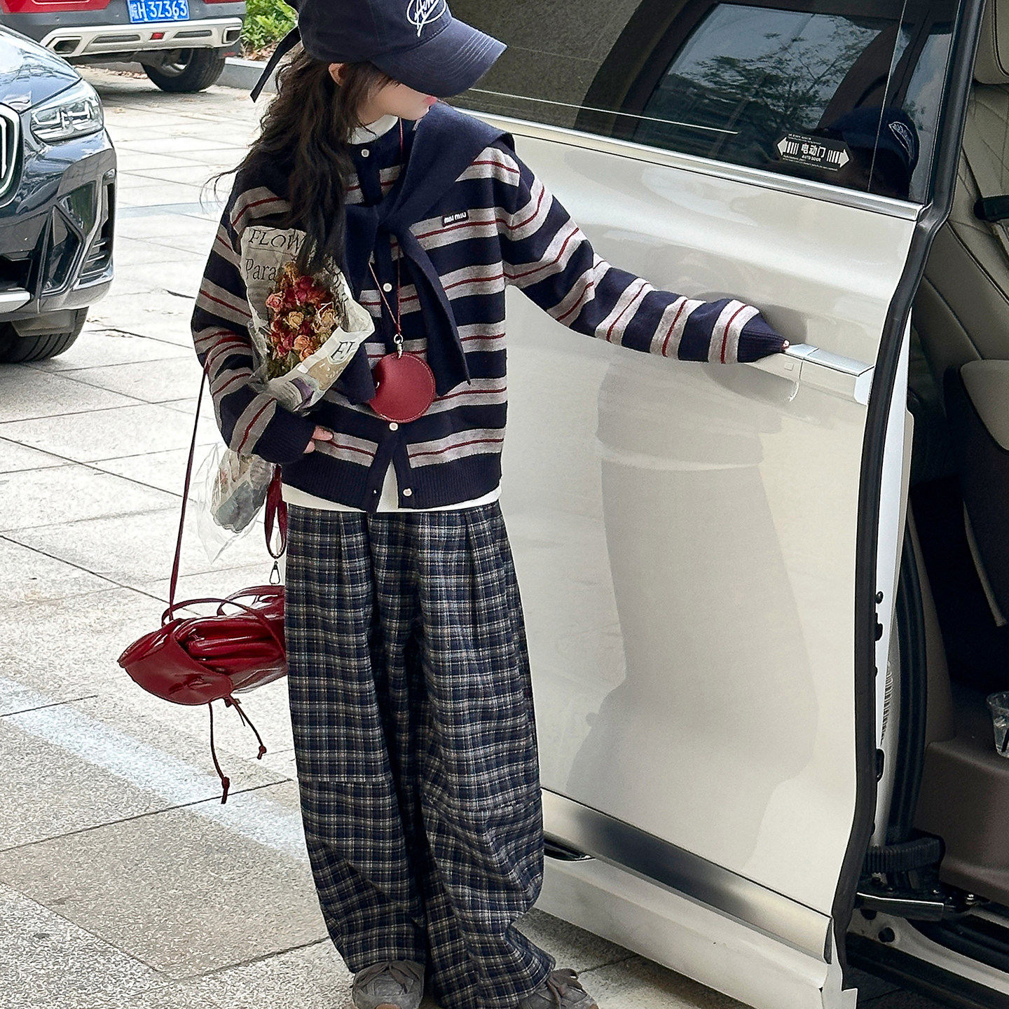 女童开衫毛衣秋装2025新款针织衫