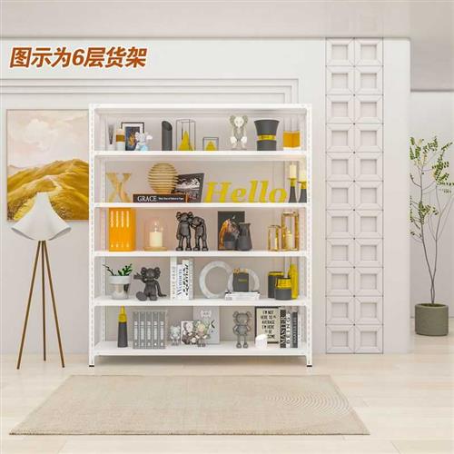 新品仓库货架置物架多层落地家用超市铁架阳台置物架角钢仓储展示