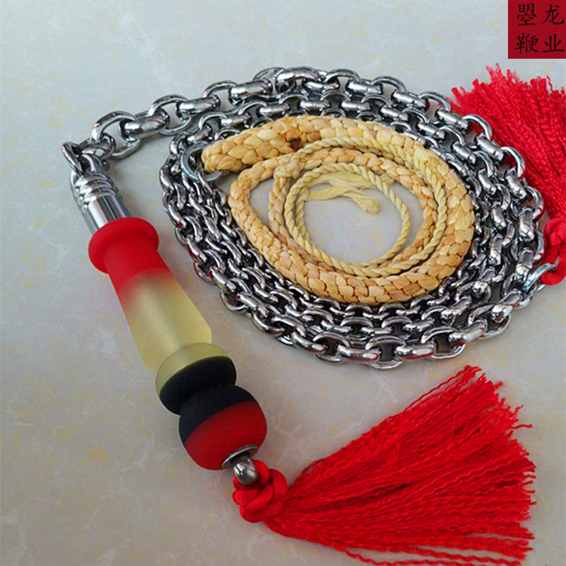 304不锈钢螺母鞭子麒麟鞭钢鞭甩鞭健身鞭迪尼麻鞭头牛筋轴承把手