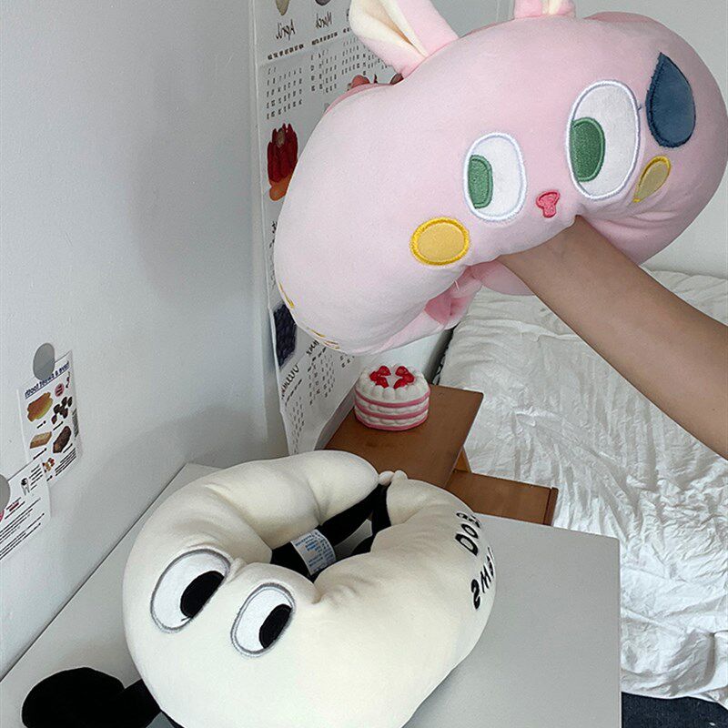 可爱U型枕护颈枕学生卡通飞机旅行靠枕护脖子办公室午休枕头礼物