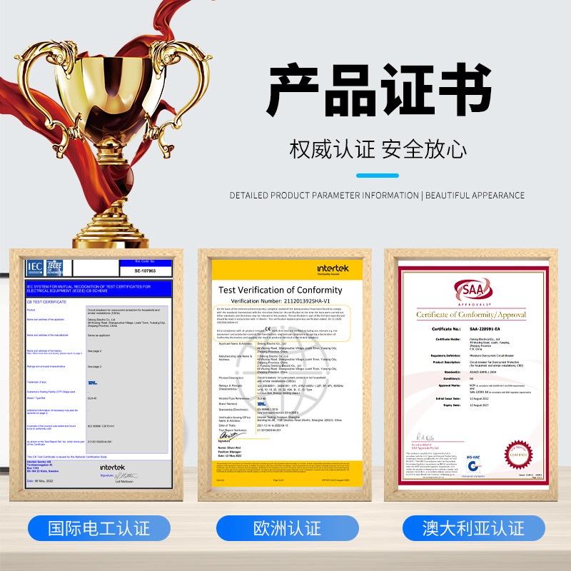 小型断路器DL9-40 超薄紧凑型空气开关1P2P3P4P薄型空开16A32A40A