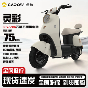 金箭灵彩电动车长续航电动摩托车成人时尚代步大功率石墨烯电瓶车