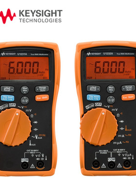 是德/安捷伦U1231A U1232A U1233A高精度手持数字万用表