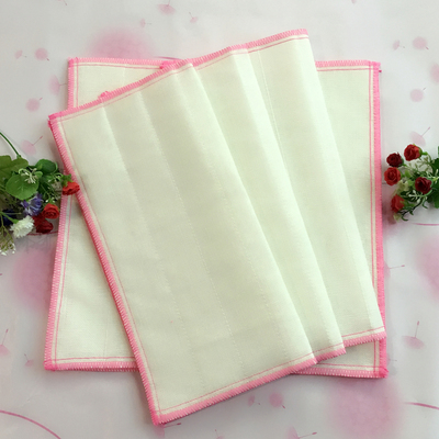 超大号加厚洗碗布不沾油不掉片清洁布酒店饭店抹布4毛装8层50*40