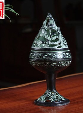 仿古汉博山炉凤鸟熏炉中式婚礼道具室内薰炉