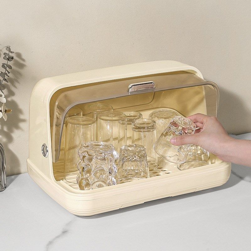 厨房沥水碗架带盖塑料碗柜碗筷餐具收纳盒茶杯托盘沥架子杯架,厨房/烹饪用具,碗架,淘宝优惠券,粉丝福利购,淘宝优惠卷