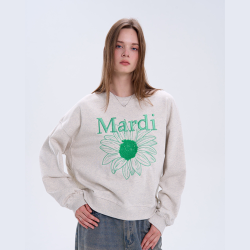 Mardi薄宽松棉韩版刺绣卫衣正品