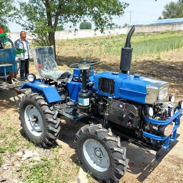 新款小四轮拖拉机多功能旋耕机农用25马力田园管理机开沟机手扶车